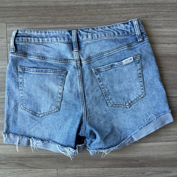 Joe's Jeans Blue Denim High Waist Shorts Size 28 - Picture 3 of 5